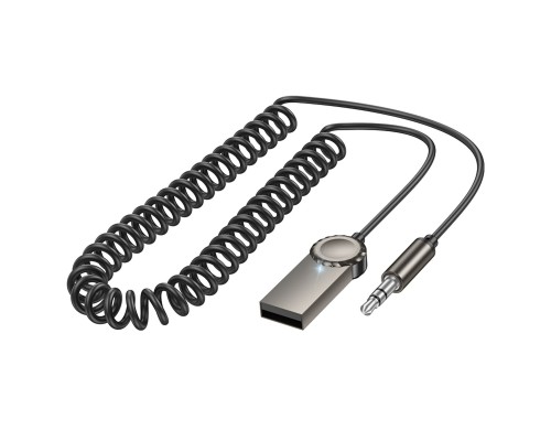 Bluetooth-ресивер BOROFONE BC56 Peaceful car AUX BT receiver with cable Metal Gray (6941991113031) Bluetooth-ресивер BOROFONE BC56 Peaceful car AUX BT receiver with cable Metal Gray (6941991113031)