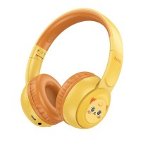Навушники HOCO W60 Rhyme BT headphones for children Sun Yellow (6942007638555)