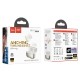 Бездротові навушники HOCO EQ20 Rhyme true wireless ANC+ENC noise reduction BT headset Milky White (6942007641326)
