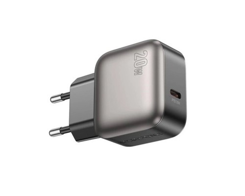 Мережевий зарядний пристрій BOROFONE BAS53A Absolute single-port PD20W charger (EU) Black (6941991116179) Мережевий зарядний пристрій BOROFONE BAS53A Absolute single-port PD20W charger (EU) Black (6941991116179)