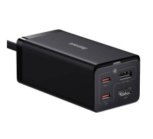 Мережевий зарядний пристрій Baseus GaN5 Pro Desktop Fast Charger 1U+2C+HDMI 67W with 1.5m power cord EU Black (CCGP110201)