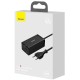 Мережевий зарядний пристрій Baseus GaN5 Pro Desktop Fast Charger 1U+2C+HDMI 67W with 1.5m power cord EU Black (CCGP110201)