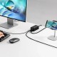 Мережевий зарядний пристрій Baseus GaN5 Pro Desktop Fast Charger 1U+2C+HDMI 67W with 1.5m power cord EU Black (CCGP110201)