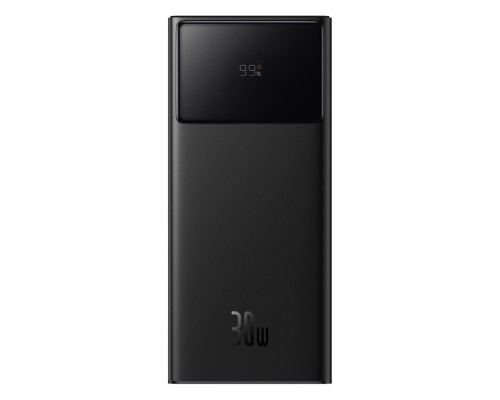 Зовнішній акумулятор Baseus Star-Lord Digital Display Fast Charging Power Bank 30000mAh 30W Cluster Black(With Simple Series Charging Cable USB to Typ (P10022905113-00) Зовнішній акумулятор Baseus Star-Lord Digital Display Fast Charging Power Bank 30000mAh 30W Cluster Black(With Simple Series Charging Cable USB to Typ (P10022905113-00)