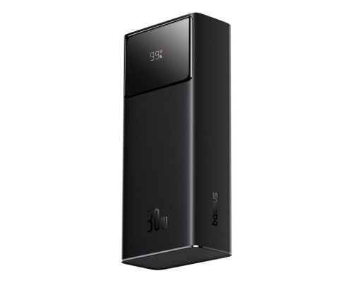 Зовнішній акумулятор Baseus Star-Lord Digital Display Fast Charging Power Bank 30000mAh 30W Cluster Black(With Simple Series Charging Cable USB to Typ (P10022905113-00) Зовнішній акумулятор Baseus Star-Lord Digital Display Fast Charging Power Bank 30000mAh 30W Cluster Black(With Simple Series Charging Cable USB to Typ (P10022905113-00)