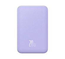 Зовнішній акумулятор Baseus Magnetic Mini Wireless Fast Charge Power Bank 20000mAh 20W Purple (PPCX150005)