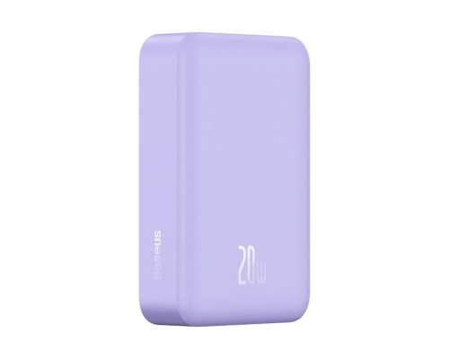 Зовнішній акумулятор Baseus Magnetic Mini Wireless Fast Charge Power Bank 20000mAh 20W Purple (PPCX150005) Зовнішній акумулятор Baseus Magnetic Mini Wireless Fast Charge Power Bank 20000mAh 20W Purple (PPCX150005)