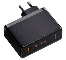 Мережевий зарядний пристрій Baseus GaN5 Pro Digital Fast Charger 2C+U 160W EU Cluster Black (With Superior Series Fast Charging Data Cable Type-C to T (P10110825113-00)