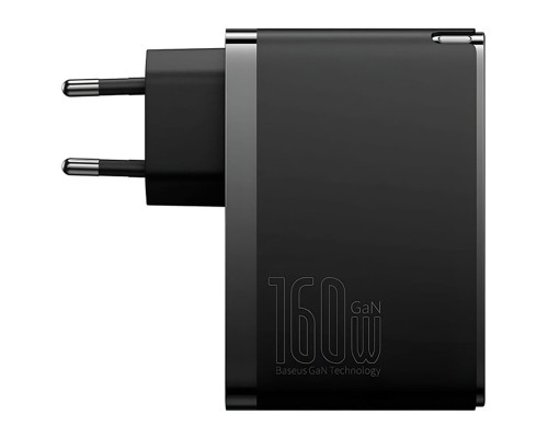 Мережевий зарядний пристрій Baseus GaN5 Pro Digital Fast Charger 2C+U 160W EU Cluster Black (With Superior Series Fast Charging Data Cable Type-C to T (P10110825113-00) Мережевий зарядний пристрій Baseus GaN5 Pro Digital Fast Charger 2C+U 160W EU Cluster Black (With Superior Series Fast Charging Data Cable Type-C to T (P10110825113-00)