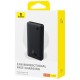 Зовнішній акумулятор Baseus Airpow Lite Power Bank 10000mAh 15W Cosmic Black (With Simple Series Data Cable USB to Type-C 30cm Black) (P10067500123-00)
