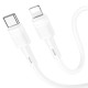 Кабель HOCO X83 Type-C to iP 20W, 1m, PVC, PVC connectors, White (6931474770851)