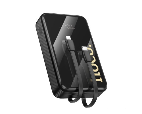 Зовнішній акумулятор HOCO Q37A Graceful 22.5W+PD20W power bank with two cables(20000mAh) Black (6942007644921) Зовнішній акумулятор HOCO Q37A Graceful 22.5W+PD20W power bank with two cables(20000mAh) Black (6942007644921)