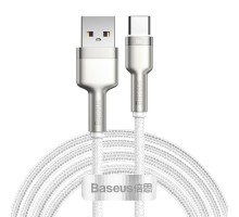 Кабель Baseus Cafule Series Metal Data Cable USB to Type-C 66W 2m White (CAKF000202)