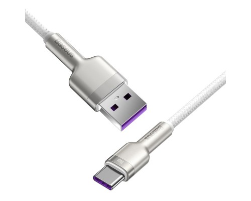 Кабель Baseus Cafule Series Metal Data Cable USB to Type-C 66W 2m White (CAKF000202) Кабель Baseus Cafule Series Metal Data Cable USB to Type-C 66W 2m White (CAKF000202)