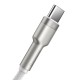 Кабель Baseus Cafule Series Metal Data Cable USB to Type-C 66W 2m White (CAKF000202)