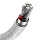 Кабель Baseus Cafule Series Metal Data Cable USB to Type-C 66W 2m White (CAKF000202)