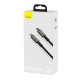 Кабель Baseus Tungsten Gold Fast Charging Data Cable Type-C to iP PD 20W 2m Black (CATLWJ-A01)