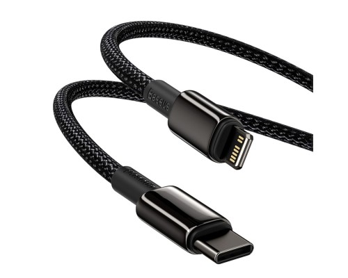 Кабель Baseus Tungsten Gold Fast Charging Data Cable Type-C to iP PD 20W 2m Black (CATLWJ-A01) Кабель Baseus Tungsten Gold Fast Charging Data Cable Type-C to iP PD 20W 2m Black (CATLWJ-A01)
