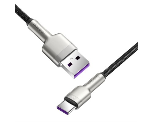Кабель Baseus Cafule Series Metal Data Cable USB to Type-C 66W 0.25m Black (CAKF000001) Кабель Baseus Cafule Series Metal Data Cable USB to Type-C 66W 0.25m Black (CAKF000001)