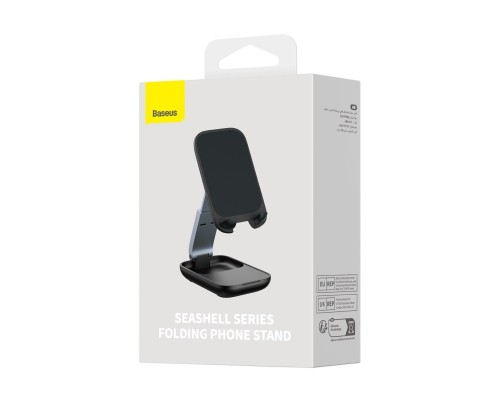 Тримач для телефона Baseus Seashell Series Folding Phone Stand Cluster Black (B10551500111-00) Тримач для телефона Baseus Seashell Series Folding Phone Stand Cluster Black (B10551500111-00)