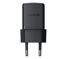 Мережевий зарядний пристрій Baseus Palm Fast Charger 1C 20W EU Cluster Black (with Baseus Mini White Cable USB-C to USB-C 60W (20V/3A) 1m Cluster Blac (P10111602113-01)