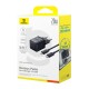 Мережевий зарядний пристрій Baseus Palm Fast Charger 1C 20W EU Cluster Black (with Baseus Mini White Cable USB-C to USB-C 60W (20V/3A) 1m Cluster Blac (P10111602113-01)