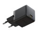 Мережевий зарядний пристрій Baseus Palm Fast Charger 1C 20W EU Cluster Black (with Baseus Mini White Cable USB-C to USB-C 60W (20V/3A) 1m Cluster Blac (P10111602113-01)