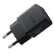 Мережевий зарядний пристрій Baseus Palm Fast Charger 1C 20W EU Cluster Black (with Baseus Mini White Cable USB-C to USB-C 60W (20V/3A) 1m Cluster Blac (P10111602113-01)