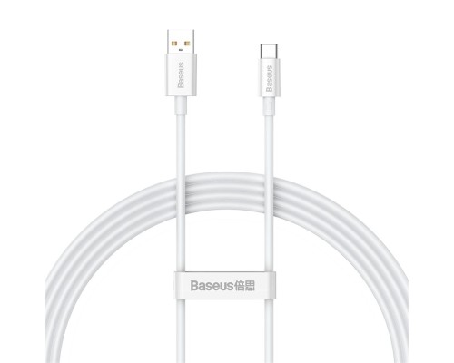 Кабель Baseus Superior Series Fast Charging Data Cable USB to Type-C 100W 1.5m Moon White (P10320102214-02) Кабель Baseus Superior Series Fast Charging Data Cable USB to Type-C 100W 1.5m Moon White (P10320102214-02)