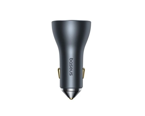 Автомобільний зарядний пристрій Baseus Golden Contactor Pro GaN Fast Charging Car Charger U+2C 65W Lunar Gray (C00035202841-00) Автомобільний зарядний пристрій Baseus Golden Contactor Pro GaN Fast Charging Car Charger U+2C 65W Lunar Gray (C00035202841-00)