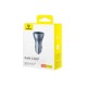 Автомобільний зарядний пристрій Baseus Golden Contactor Pro GaN Fast Charging Car Charger U+2C 65W Lunar Gray (C00035202841-00)