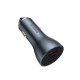 Автомобільний зарядний пристрій Baseus Golden Contactor Pro GaN Fast Charging Car Charger U+2C 65W Lunar Gray (C00035202841-00)