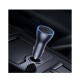 Автомобільний зарядний пристрій Baseus Golden Contactor Pro GaN Fast Charging Car Charger U+2C 65W Lunar Gray (C00035202841-00)