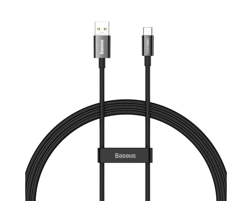 Кабель Baseus Superior Series (SUPERVOOC) Fast Charging Data Cable USB to Type-C 65W 1m Black (CAYS000901) Кабель Baseus Superior Series (SUPERVOOC) Fast Charging Data Cable USB to Type-C 65W 1m Black (CAYS000901)