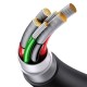 Кабель Baseus Superior Series (SUPERVOOC) Fast Charging Data Cable USB to Type-C 65W 1m Black (CAYS000901)