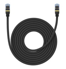 Мережевий кабель Baseus High Speed CAT7 10Gigabit Ethernet Cable (Braided Cable)10m Cluster Black (B0013320B111-07)