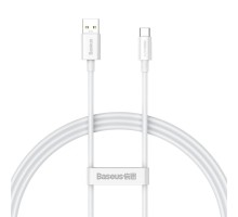 Кабель Baseus Superior Series (SUPERVOOC) Fast Charging Data Cable USB to Type-C 65W 1m White (CAYS000902)