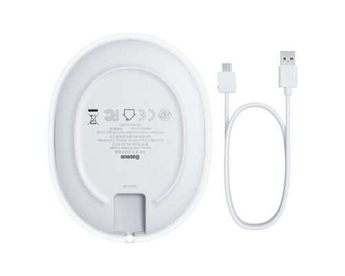 Бездротовий зарядний пристрій Baseus Jelly wireless charger 15W White (WXGD-02) Бездротовий зарядний пристрій Baseus Jelly wireless charger 15W White (WXGD-02)