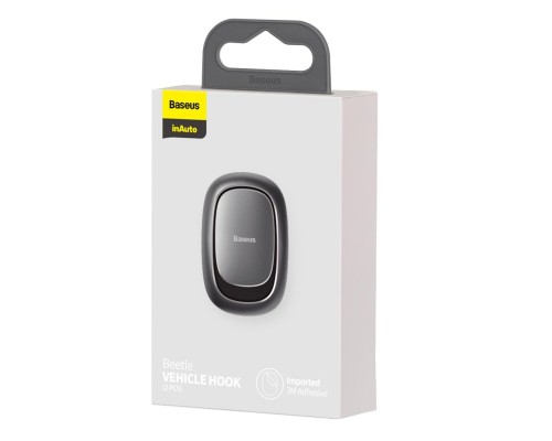 Гачки-тримачі Baseus Beetle Vehicle Hook Dark Grey (ACGGJK-0G) Гачки-тримачі Baseus Beetle Vehicle Hook Dark Grey (ACGGJK-0G)