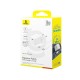 Мережевий зарядний пристрій Baseus Palm Fast Charger 1C 30W EU Moon White(With:Baseus Mini White Cable Type-C to Type-C 60W(20V/3A) 1m Moon White) (P10111605213-01)