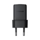 Мережевий зарядний пристрій Baseus Palm Fast Charger 1C 30W EU Cluster Black(With: Baseus Mini White Cable Type-C to Type-C 60W(20V/3A) 1m Cluster Bla (P10111605113-01)
