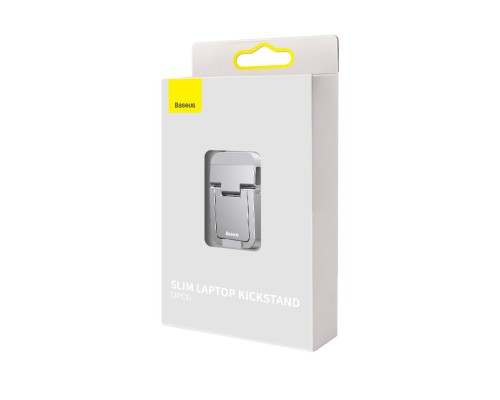 Підставка для ноутбука Baseus Slim Laptop Kickstand (2pcs)Silver (LUZC000012) Підставка для ноутбука Baseus Slim Laptop Kickstand (2pcs)Silver (LUZC000012)