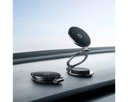 Автотримач для телефона Baseus MagPro Series II Magnetic Car Mount Stick-on Version Cosmic Black (C40172900121-00) Автотримач для телефона Baseus MagPro Series II Magnetic Car Mount Stick-on Version Cosmic Black (C40172900121-00)