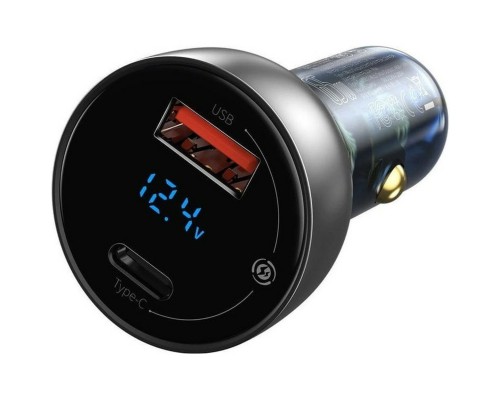 Автомобільний зарядний пристрій Baseus Particular Digital Display QC+PPS Dual Quick Charger Car Charger 65W Shallow tarnish (CCKX-C0A) Автомобільний зарядний пристрій Baseus Particular Digital Display QC+PPS Dual Quick Charger Car Charger 65W Shallow tarnish (CCKX-C0A)