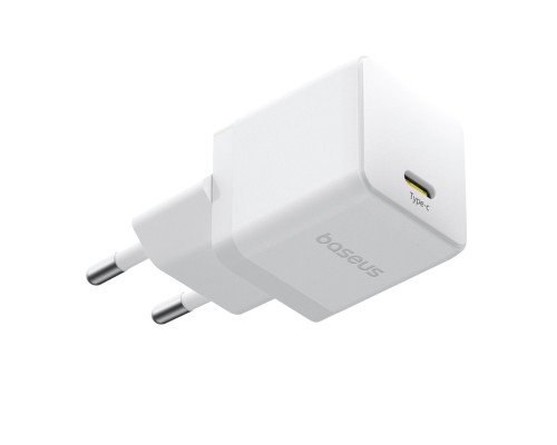 Мережевий зарядний пристрій Baseus Palm Fast Charger 1C 20W EU Moon White (with Baseus Mini White Cable USB-C to USB-C 60W (20V/3A) 1m Moon White) (P10111602213-01) Мережевий зарядний пристрій Baseus Palm Fast Charger 1C 20W EU Moon White (with Baseus Mini White Cable USB-C to USB-C 60W (20V/3A) 1m Moon White) (P10111602213-01)