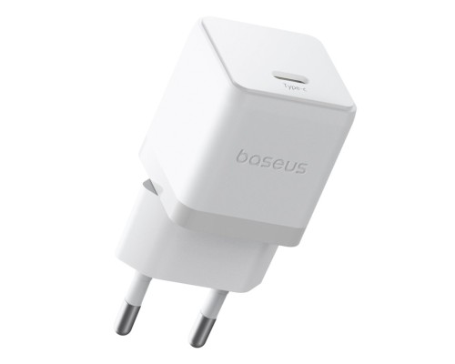 Мережевий зарядний пристрій Baseus Palm Fast Charger 1C 20W EU Moon White (with Baseus Mini White Cable USB-C to USB-C 60W (20V/3A) 1m Moon White) (P10111602213-01) Мережевий зарядний пристрій Baseus Palm Fast Charger 1C 20W EU Moon White (with Baseus Mini White Cable USB-C to USB-C 60W (20V/3A) 1m Moon White) (P10111602213-01)