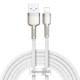 Кабель Baseus Cafule Series Metal Data Cable USB to IP 2.4A 2m White (CALJK-B02)