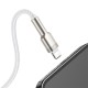 Кабель Baseus Cafule Series Metal Data Cable USB to IP 2.4A 2m White (CALJK-B02)