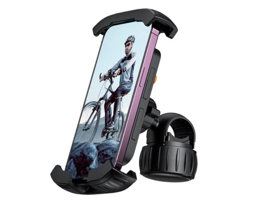 Велотримач для телефона Baseus QuickGo Series Bike Phone Mount Cluster Black (C40561500113-00)