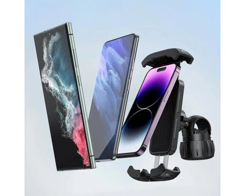 Велотримач для телефона Baseus QuickGo Series Bike Phone Mount Cluster Black (C40561500113-00)